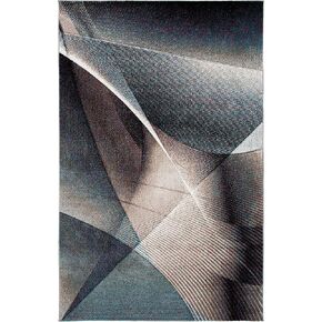 SAFAVIEH Hollywood Collection Runner Rug - 2'3" x 8', Grey & Red, Mid-Century Modern Design, Non-Shedding & Easy Care, Ideal for High Traffic Areas in Living Room, Bedroom (HLW715Q) in Kuwait