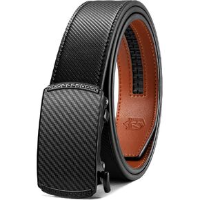 Zitahli Ratchet Belts for Men,Adjustable for Gift mens belt Leather For Dress and Casual Trim to Fit,Men's Accessories in Kuwait