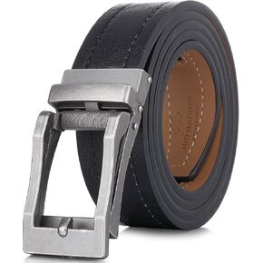 Marino Men's Comfort Click Ratchet Belt Casual Leather Belt for Men - Automatic Linxx Buckle, 1 3/8" Wide - Elegant Gift Box in Kuwait