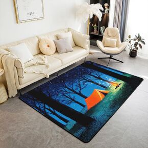 jejeloiu Camouflage Area Rug 5x7 Inch Camo Indoor Floor Mat Camouflage Print Rugs for Bedroom Living Room Decor Military Style Green Accent Rug in Kuwait