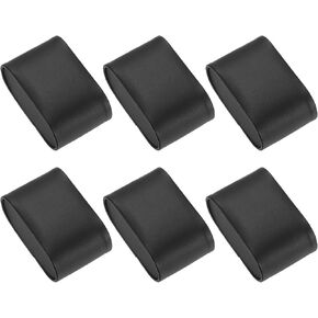 uxcell 6Pcs Bracelet Watch Pillow PU Leather Jewelry Display Pillows for Watch Box Bangle Cushions Display Storage (2.83" x 1.77" x 1.5", Black) in Kuwait