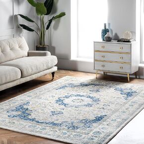 nuLOOM Verona Vintage Persian Area Rug, 8x10, Blue in Kuwait