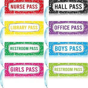 BeYumi 8Pcs Jungle Animals Magnetic Student Hall Passes Waterproof Resuable Bathroom Restroom Library Nurse Office Boys Girls Passes Animal Print Classroom Pass Card Set for Elementary School Teacher in Kuwait