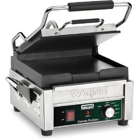 Waring Commercial WPG150 شواية بانيني مدمجة على الطراز الإيطالي، 120 فولت، فضي in Kuwait