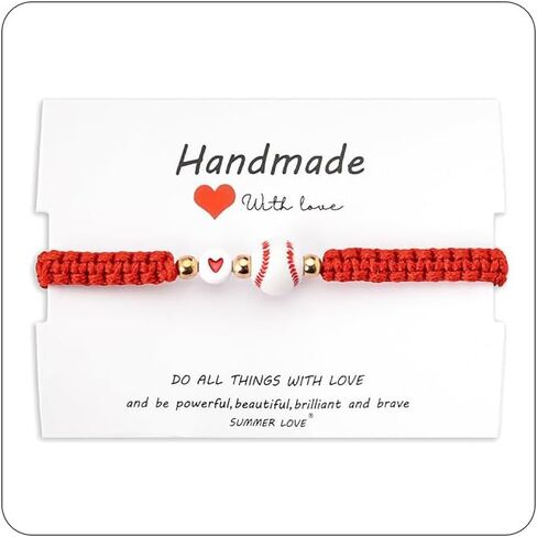 ShiQiao Spl Volleyball Tennis Football Bracelet Gifts for Men Women Boys Girls Basketball Rugby Soccer Baseball Bracelets Christmas Gift in Kuwait