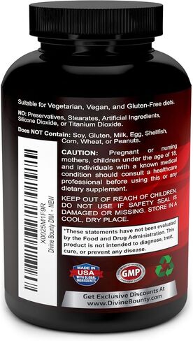 DIM Supplement 250mg with Vitamin D3 Plus BioPerine - Diindolylmethane Menopause & Estrogen Support, Hormone Balance Support for Women and Men - 90 Vegetarian Caps in Kuwait