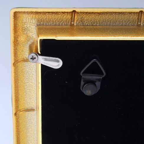 LASODY 5x7 Gold Metal Bamboo Design Picture Frame Green Photo Frame Tabletop Picture Frame in Kuwait