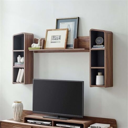 Modway Omnistand 2 Piece Entertainment Center, Walnut Gray in Kuwait