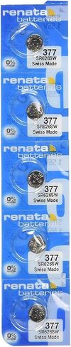 Renata Batteries 377 Silver Oxide Battery (5 Pack) in Kuwait