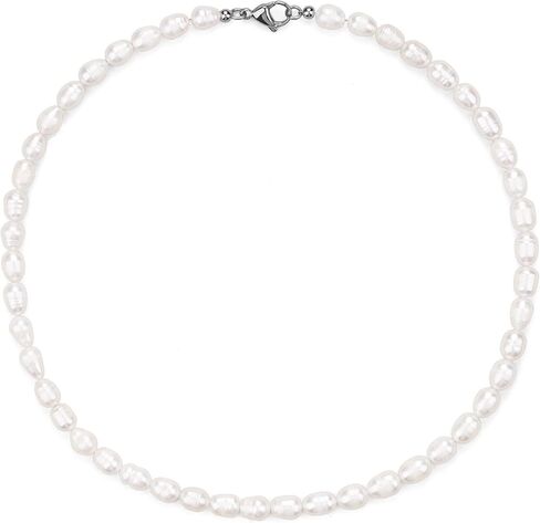 COAI Women's Men's Freshwater Pearl Beaded Strand Necklace in Kuwait