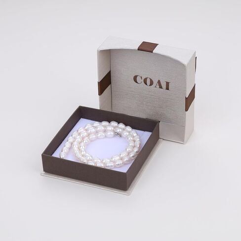 COAI Women's Men's Freshwater Pearl Beaded Strand Necklace in Kuwait