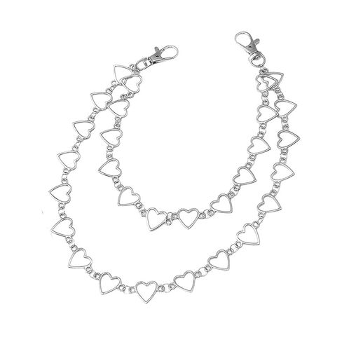 Waist Chains for Women Girls Multilayered Pocket Chain for Belt Loops for Pants Heart Belt Chain Goth Rock Egirl Accessories in Kuwait