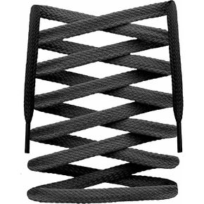 LitLaces - Flat Polyester Double Threaded Shoe Laces Ultra Wide Replacement Pair for Nike Blazer in Kuwait