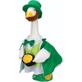 Avantaway Lucky Leprechaun Goose Outfit, St. Patrick’s Day Costume for Lawn Décor, Polyester in Kuwait