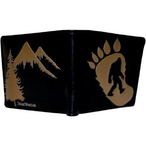 Shag Wear Big Foot Sasquatch Wallet for Men Black in Kuwait