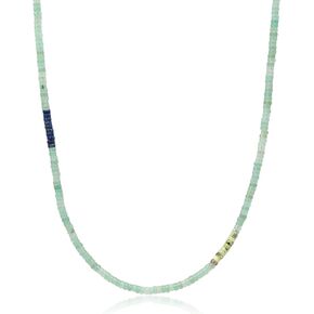 COAI Men's Beaded Necklace, Heishi Crystal Necklace for Men 20-26“ in Kuwait