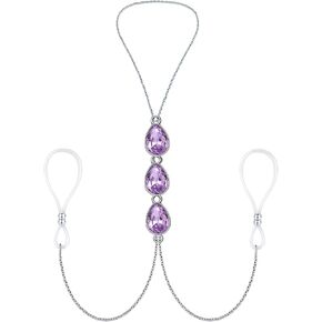 Adjustable Nipple Noose With Chains Faux Body Piercing Jewelry Non Piercing Nipple Rings Breasts Dangles in Kuwait