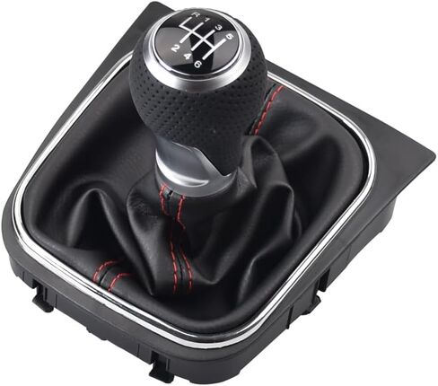 Malcayang 5 Speed Shift Knob Boot Kit for Golf 5 6 MK5 MK6 R32 GTD GTI 2004-2009 Scirocco Octavia in Kuwait