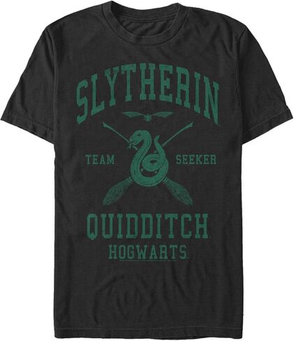 Harry Potter Men's Slytherin Quidditch Seeker T-Shirt, Black, 2X-Large in Kuwait