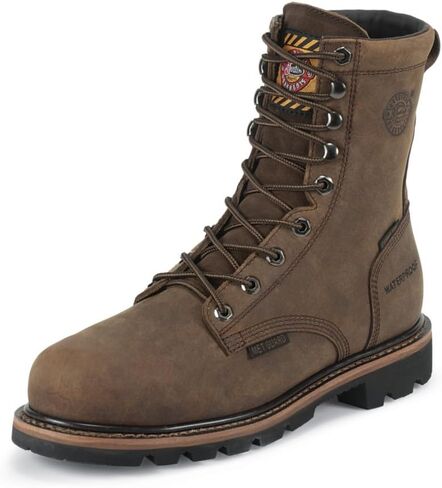 Justin Original Work SE961 Wyoming Waterproof Steel Toe Brown 11 D in Kuwait