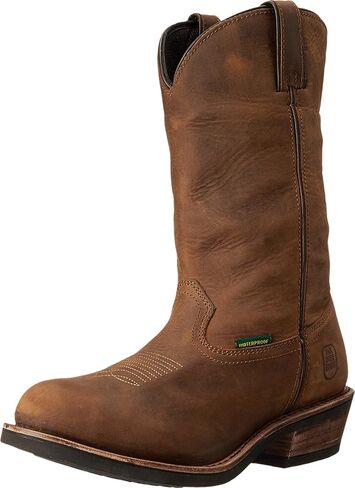 Dan Post Mens Albuquerque 12 Inch Waterproof Composite Toe Work Safety Shoes Casual - Black - Size 14 D in Kuwait