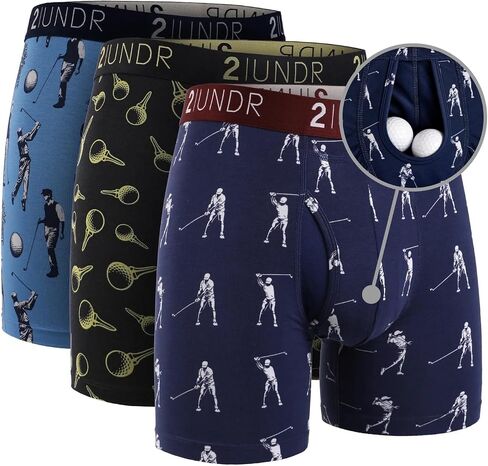 2UNDR Swing Shift Boxer Brief 3 Pack (Tonga/Samoa/Fiji, X-Large) in Kuwait