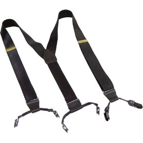Hold-Up Suspender Company Double-Up Style Satin Finish Dress Suspenders for Men with the USA patented No-Slip clips in Kuwait