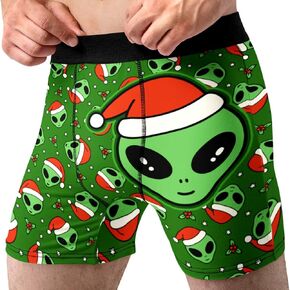 Christmas Underwear for Men HO HO HO Fun Gag Gift Dirty Santa Boxer Briefs in Kuwait