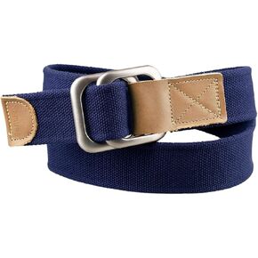 moonsix Canvas Belts for Men Women,Solid Color Casual D Ring Webbing Belt in Kuwait