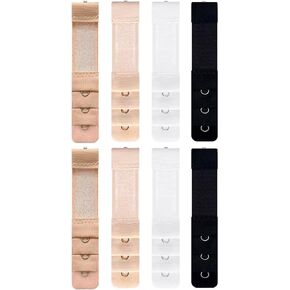 Bra Extender 2-5 Hook(Optional) Bra Extension Elastic for Women White/Black/Beige in Kuwait