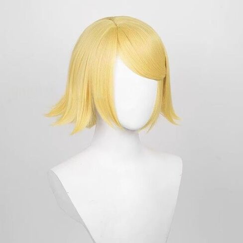 Short Yellow Hair for Len Cosplay Wig Women Halloween Costume Carnival Party Wigs in Kuwait