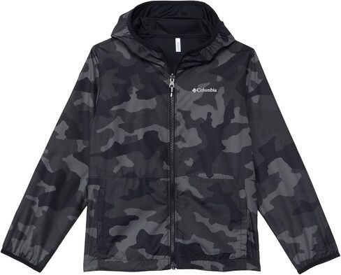 Columbia Youth Unisex Pixel Grabber Reversible Jacket, Black Trad Camo, Large in Kuwait