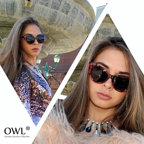 3 Pairs Cat Eye Sunglasses for Women, UV Protected Retro Sunglasses Womens, Beautiful Patterns Cateye Shades for Women in Kuwait