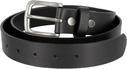 Genuine Full Grain Leather Belt Casual Jean Belt 1-1/4", 1-3/8", 1-1/2" Wide, Made In USA in Kuwait