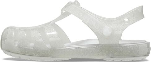 Crocs Kids Isabella Charm Sandals, Black/Silver, Numeric_9 US Unisex Toddler in Kuwait