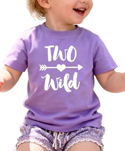 قميص للفتيات من Olive Loves Apple Two Wild 2nd لعيد الميلاد الثاني للفتيات الصغيرات في عيد الميلاد الثاني in Kuwait