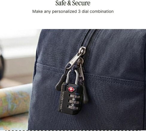 Eagle Creek Travel Gear Travel Safe TSA Lock, Cherry Red in Kuwait