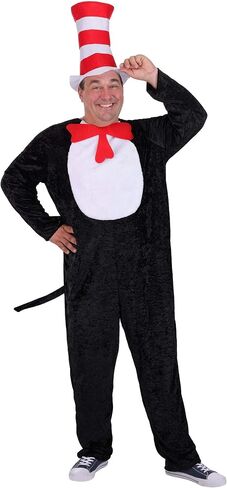 elope Dr. Seuss Cat in the Hat Costume for Adults - 2X in Kuwait