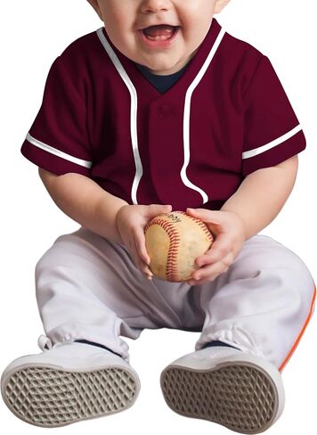 تي شيرت جيرسيه بيسبول للأطفال من Hat and Beyond، زي فريق PE School League in Kuwait