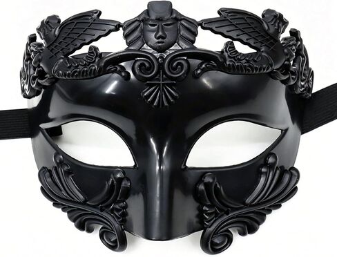 JOYFISCO Masquerade Mask for Men Vintage Roman Greek Venetian Mask for Halloween Costume Mardi Gras Prom Ball Cosplay Party in Kuwait