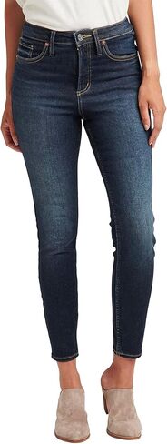 شركة Silver Jeans Co. بنطال جينز نسائي ذو قصة ضيقة عالية الارتفاع in Kuwait