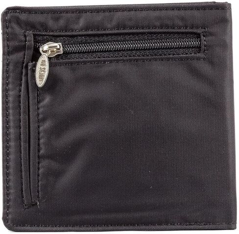 Big Skinny Men's World Bi-Fold Slim Wallet with Zippered Pocket, Holds Up to 35 Cards in Kuwait
