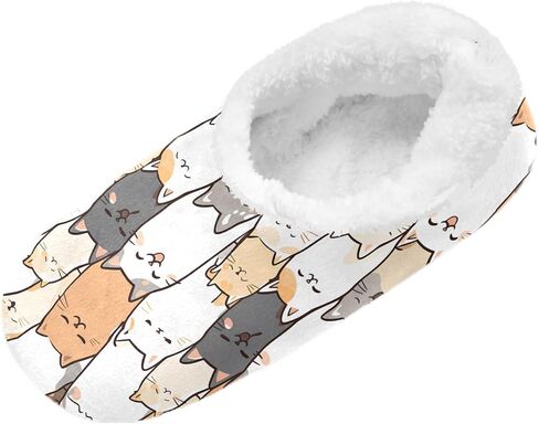 Boys Girls Toddler Slippers for Kids Home House Slippers Warm Fur Non Slip Plush Indoor Slipper Socks in Kuwait