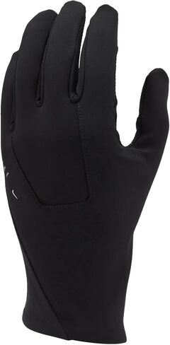 Nike Womens Shield Phenom Running Gloves Black | Black | Silver XS in Kuwait