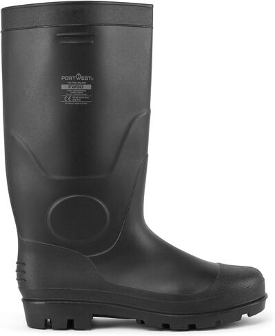 Portwest FW90 PVC Waterproof O4 Wellington Black, 46 in Kuwait