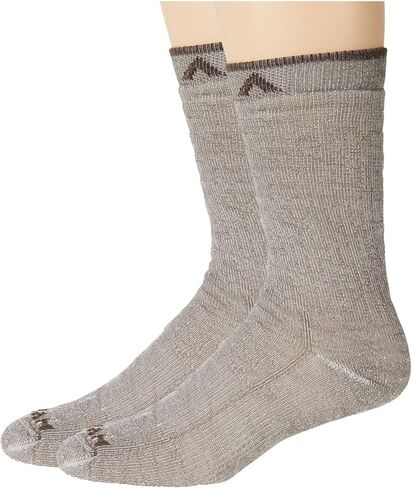 Wigwam Merino Comfort Hiker 2-Pack S2322 Sock, Taupe - MD in Kuwait