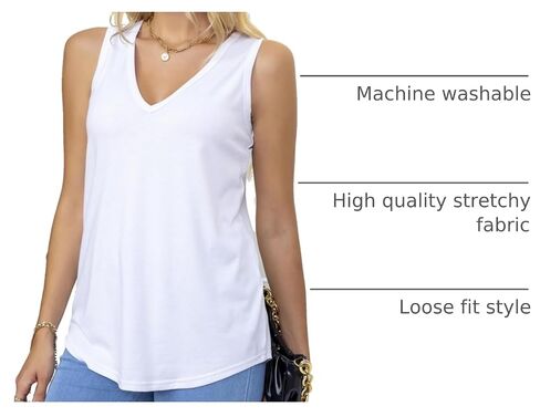 lime flare Women Sexy Summer Cami Tank Top Loose Fit Sleeveless Camisole Shirt in Kuwait
