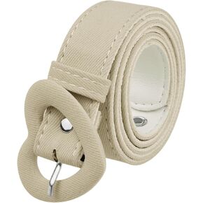 Elerevyo Women's Heart Shaped Belt Heart Buckle Belts PU Leather Adjustable Ladies Waist Belts in Kuwait