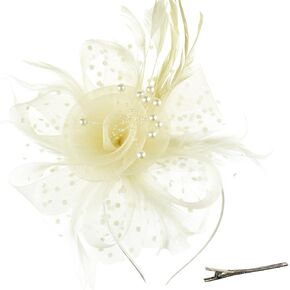 AQOKKA Women Fascinators Hats Flower Fascinators with Headband and Clip Tea Party Headwear for Women and Girls in Kuwait