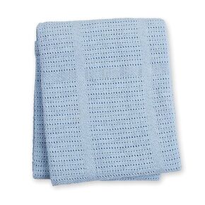Lulujo Baby Cellular Baby Blanket, Grey in Kuwait